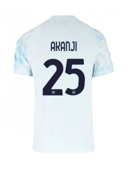 Muži Futbalové oblečenie Inter Milan Manuel Akanji #25 2025-26 Krátky Rukáv - Preč Muži Futbalové oblečenie Inter Milan Manuel Akanji #25 2025-26 Krátky Rukáv - Preč